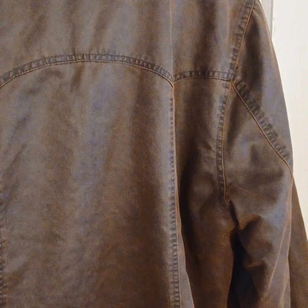 Outback trading company jacket fleece lined women's size xlarge brown ma…